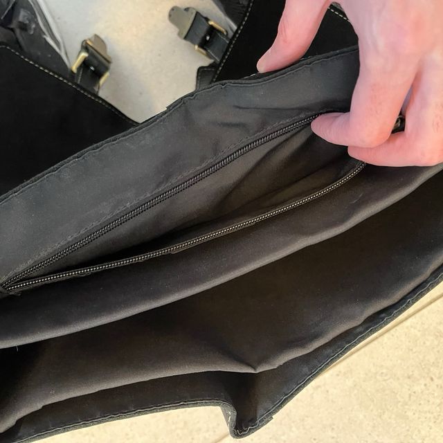 Bolso Cuero Marrón oscuro Tipo Satchel