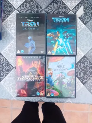 Pack 4 Películas DVD Disney (Inglés)