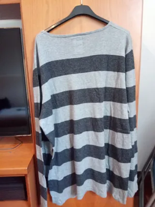 Jersey rayas gris y negro Produkt