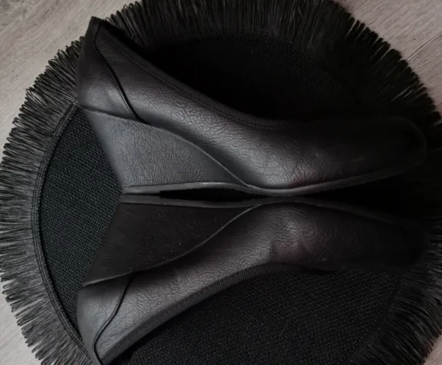 Zapato cuña negro Refresh talla 37