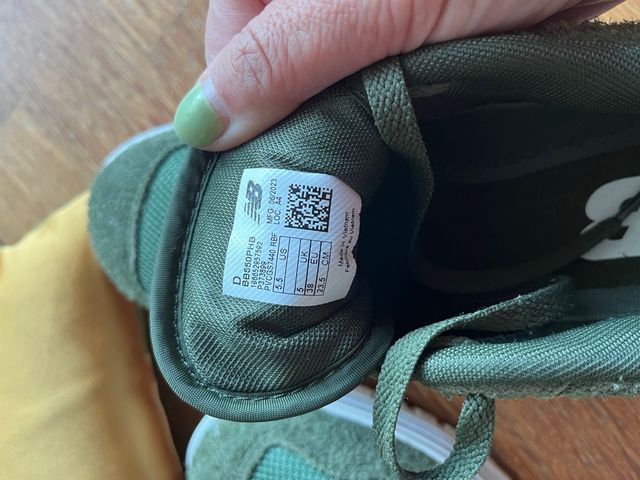 Zapatillas New Balance 550 Verde T.38