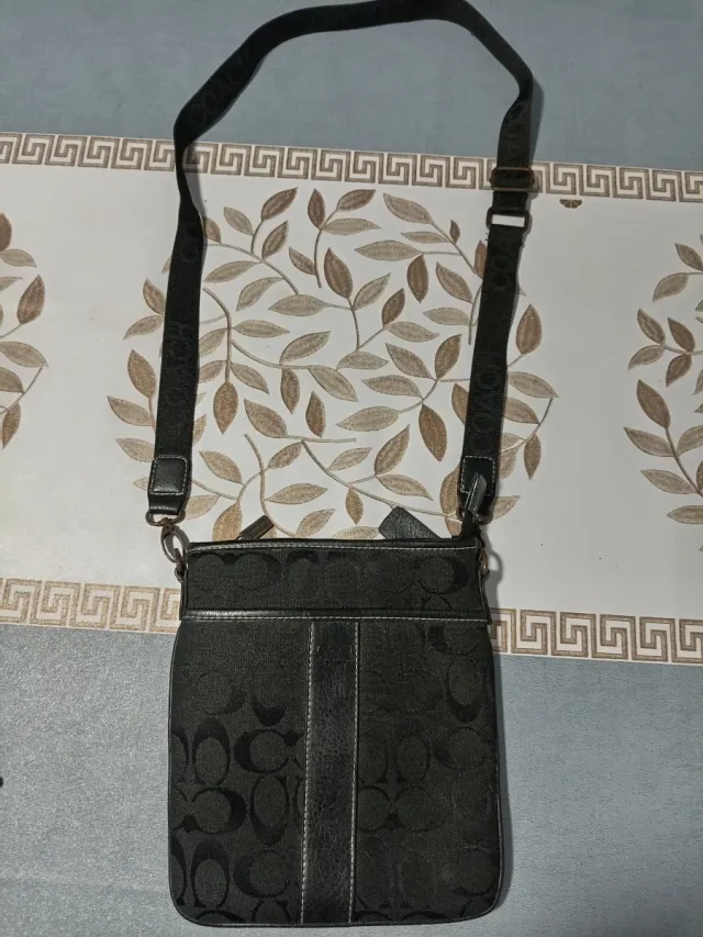 Borsa a spalla Coach nera