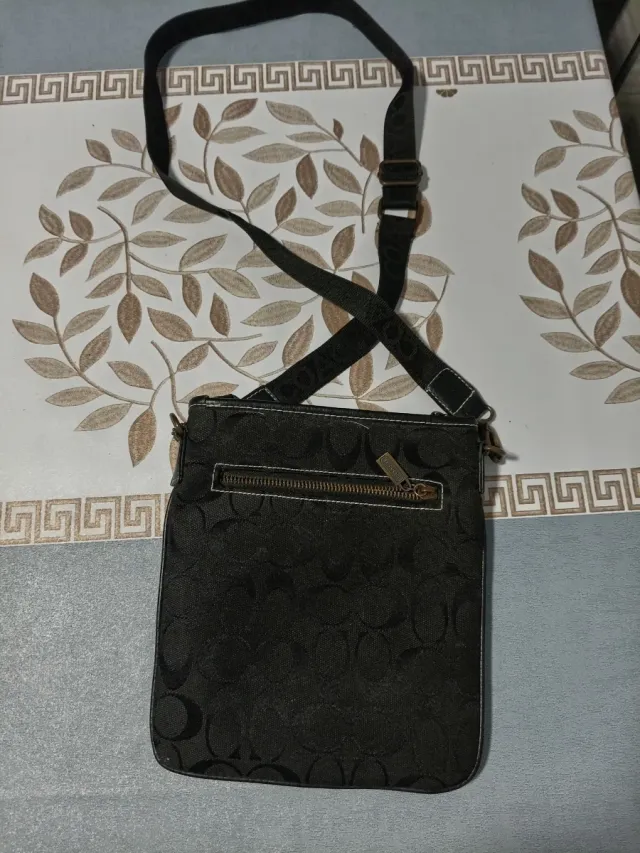 Borsa a spalla Coach nera