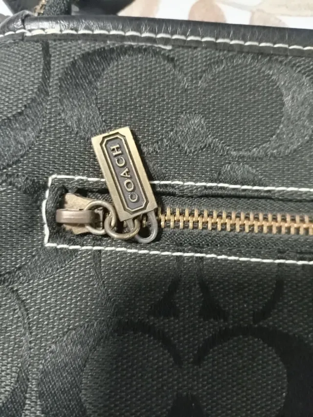 Borsa a spalla Coach nera