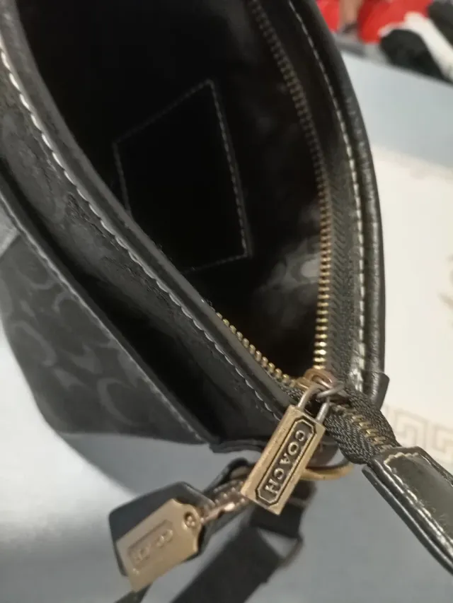 Borsa a spalla Coach nera