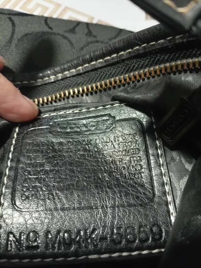 Borsa a spalla Coach nera