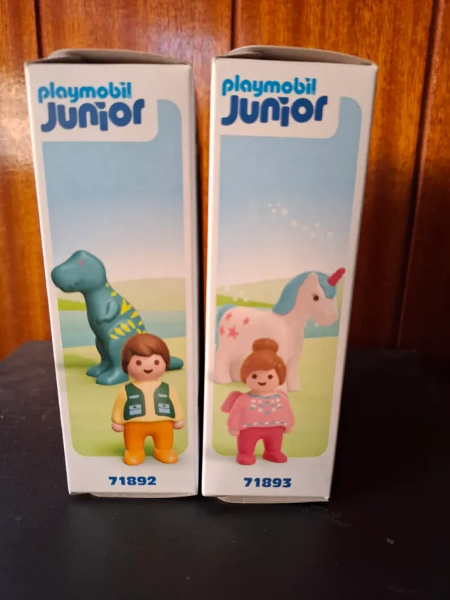 Playmobil Junior Dinosaurio y Unicornio