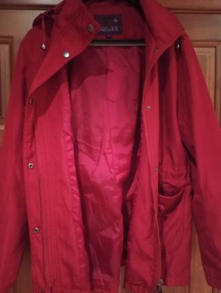 Chaqueta roja mujer