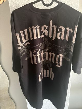 Camiseta Gymshark Negra Talla M