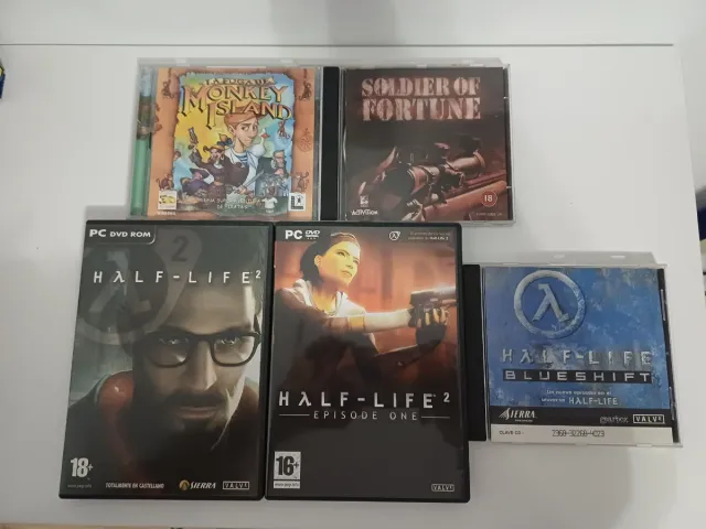 Pack 5 Videojuegos PC: Half-Life 2, Blueshift, Sol
