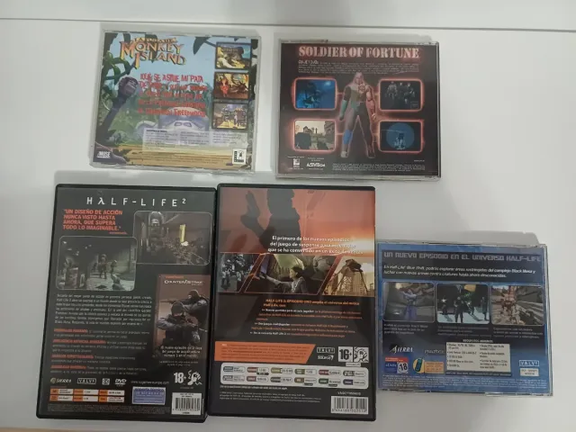 Pack 5 Videojuegos PC: Half-Life 2, Blueshift, Sol