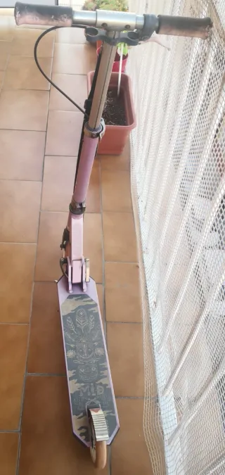 Patinete Decathlon Morado