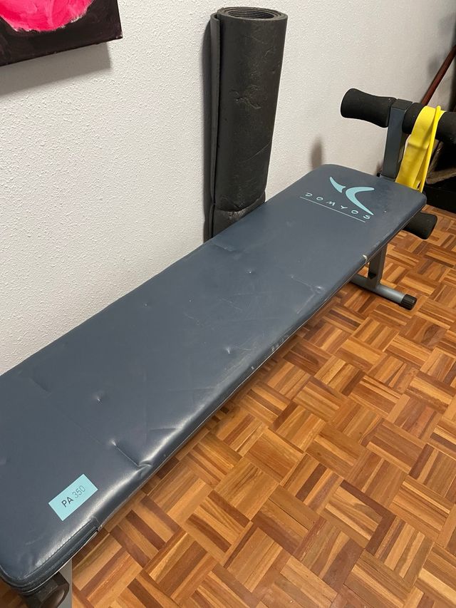 Banco de pesas y abdominales DOMYOS