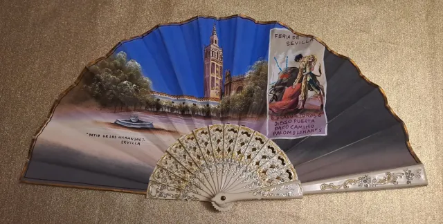 Abanico Sevilla Feria Toros