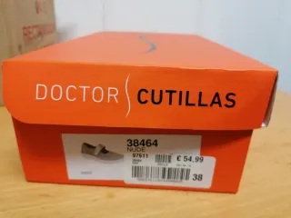 Zapatos Doctor Cutillas Mujer Beige/Oro merceditas