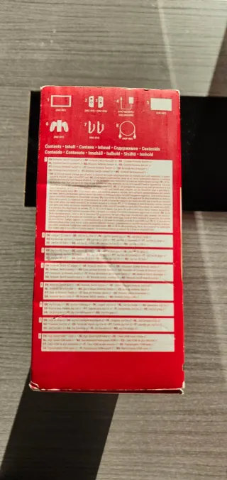 Caja Original vacía Nintendo Switch Gris