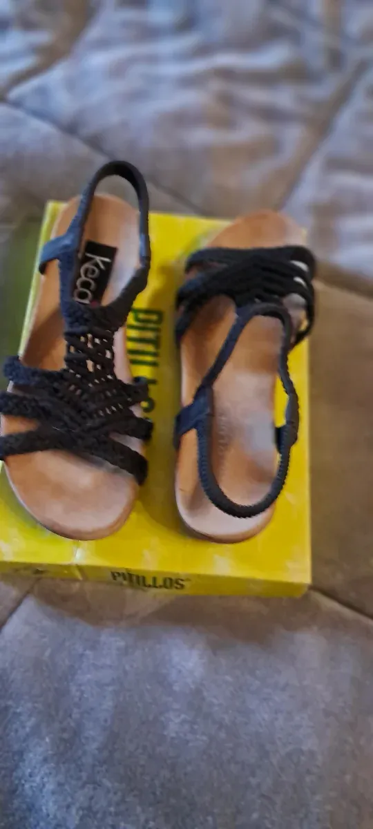 Sandalias  Negras Talla 40