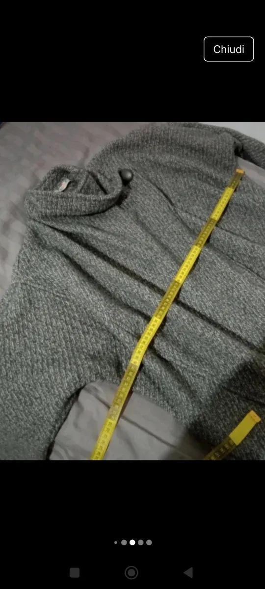 Cappotto donna 80% Lana Grigio
Veste M/ L