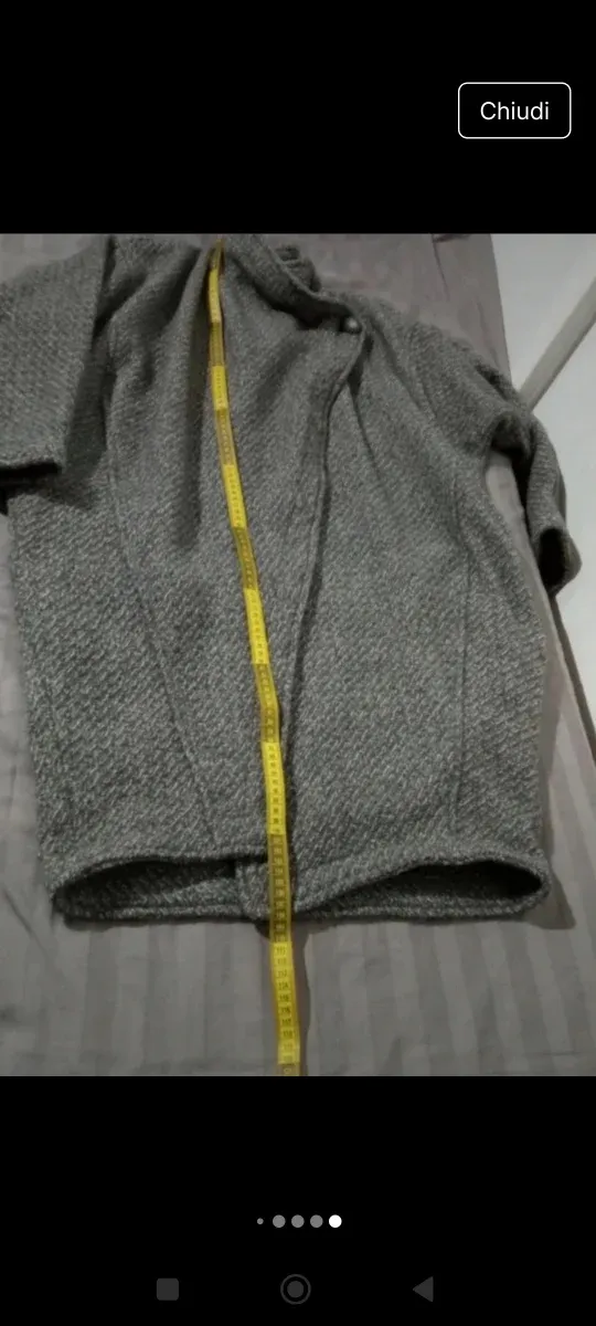 Cappotto donna 80% Lana Grigio
Veste M/ L