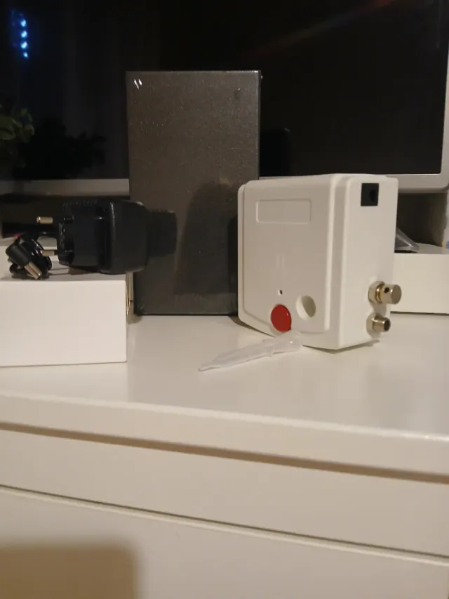 Aerógrafo blanco con accesorios