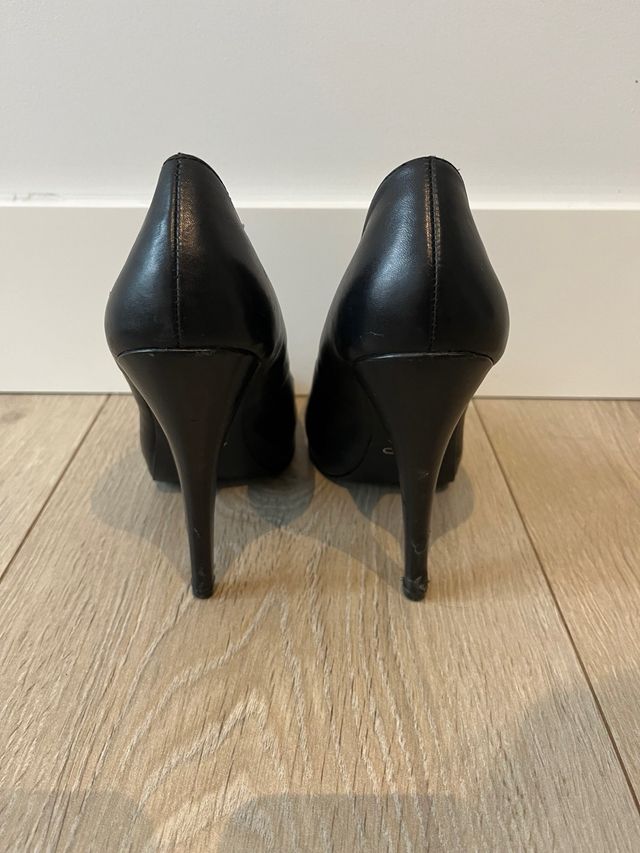 Zapatos Peep Toe Piel ALDO Negros