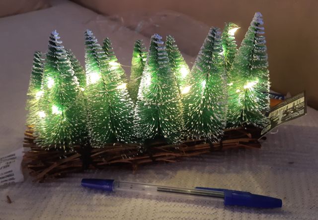 Navidad- Bosque con Luces LED