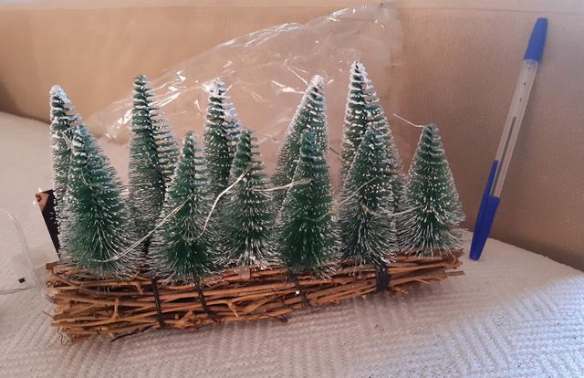 Navidad- Bosque con Luces LED