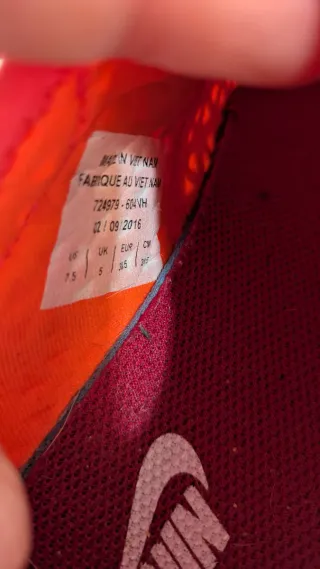 Zapatillas Nike Naranja/rojo mujer