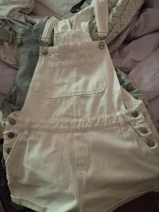 Peto corto vaquero Green Coast blanco