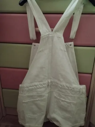 Peto corto vaquero Green Coast blanco