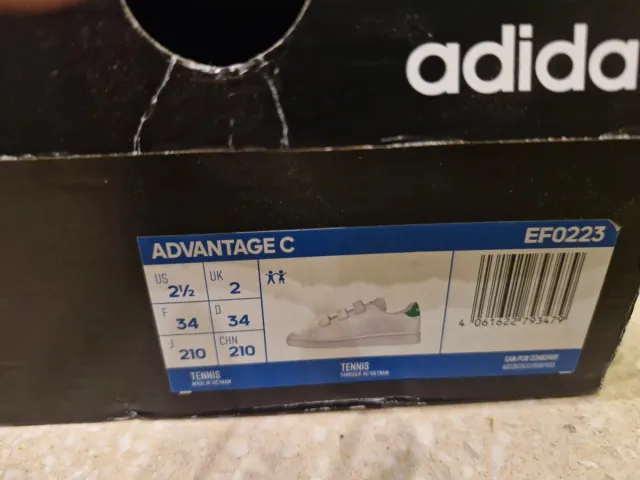 Zapatillas Adidas niño velcro Talla 34