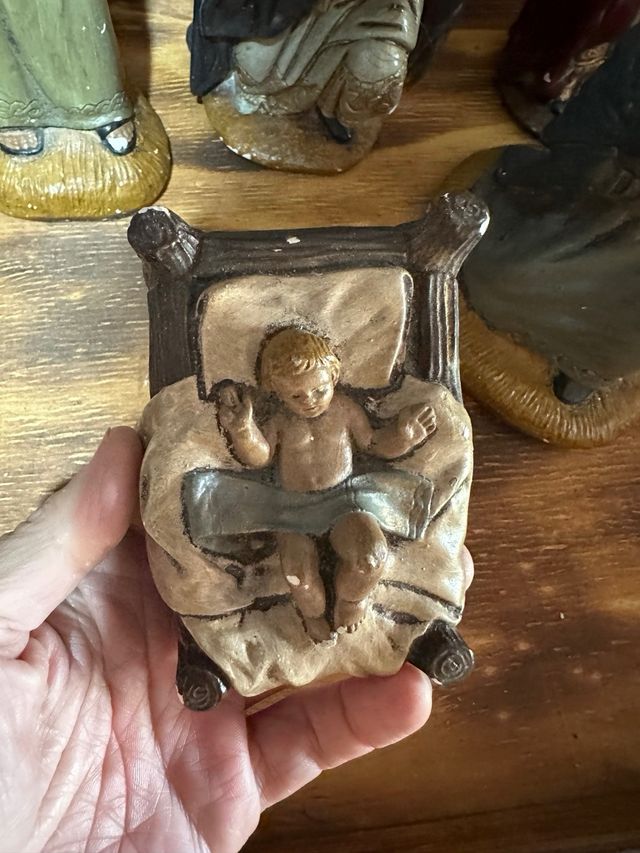 Belén Navidad Figuras Reyes Magos Niño Jesús