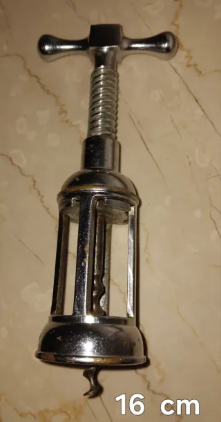 Apribottiglie Vintage Cromato 16 cm