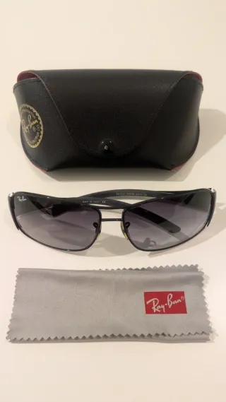 Gafas de sol Ray-Ban RB3320 originales negras/gris