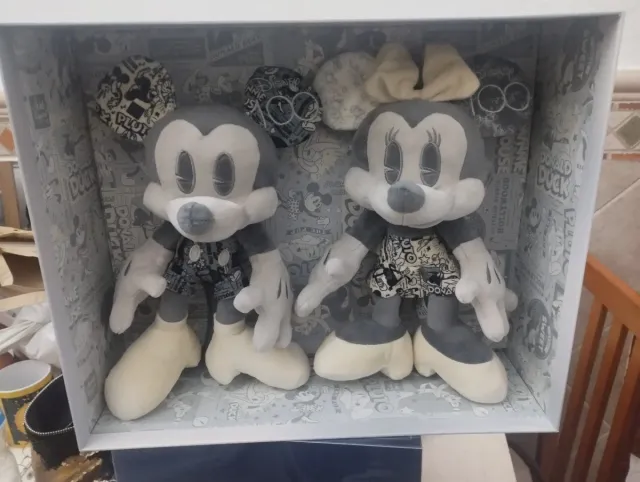 Peluche Mickey y Minnie 100 Aniversario