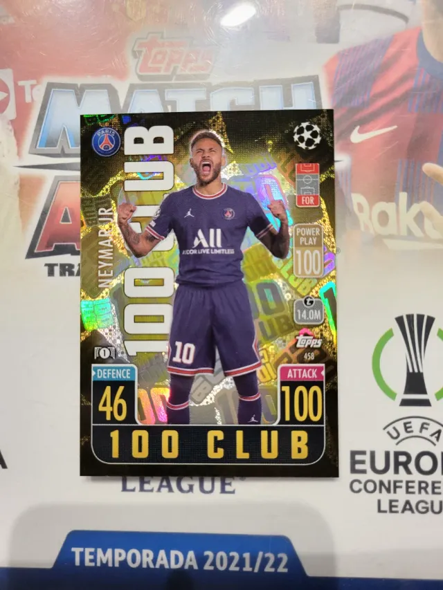 Cromo Neymar JR 100 Club Stagione 21/22
