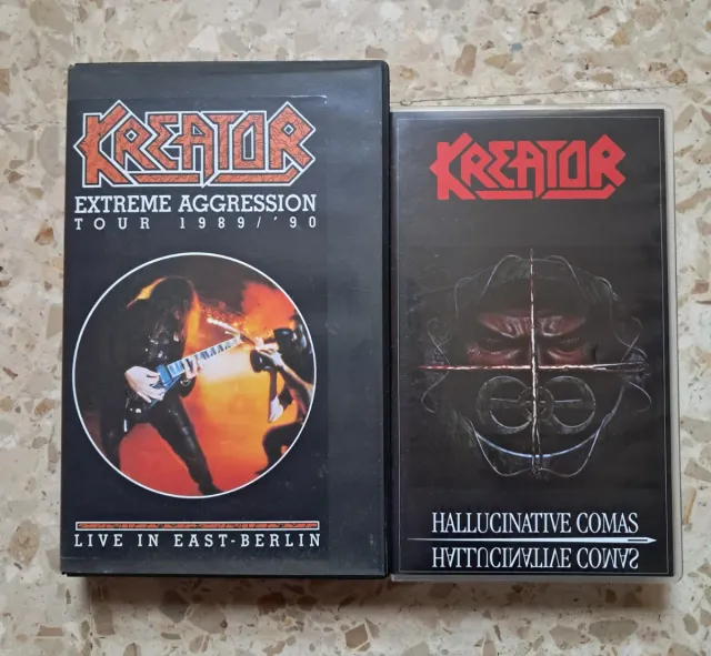 2 VHS KREATOR - Extreme Aggression Tour