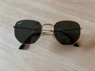 Gafas Ray-Ban Hexagonal Metal Doradas Negras