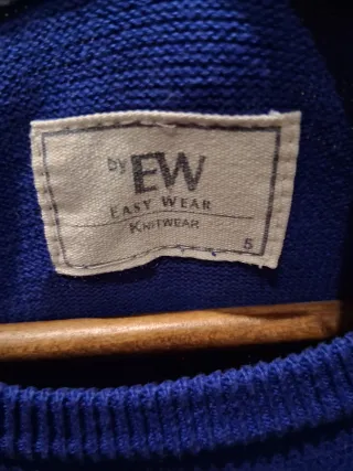 Jersey hombre rayas azul y blanco de El Corte Ingl