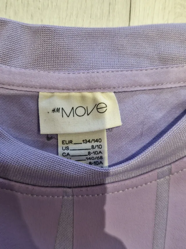 Sudadera Lila D Move H&M Talla 140cm