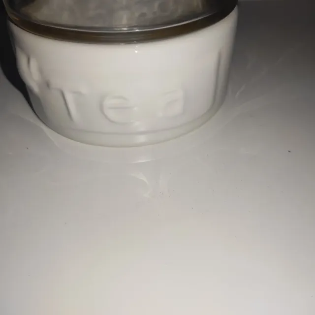 Recipiente té vidrio y porcelana