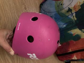 Casco patines Roces rosa talla S