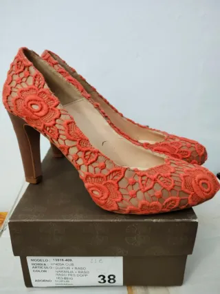 Zapatos DANIEL ALARCON Naranja/Beige Talla 38