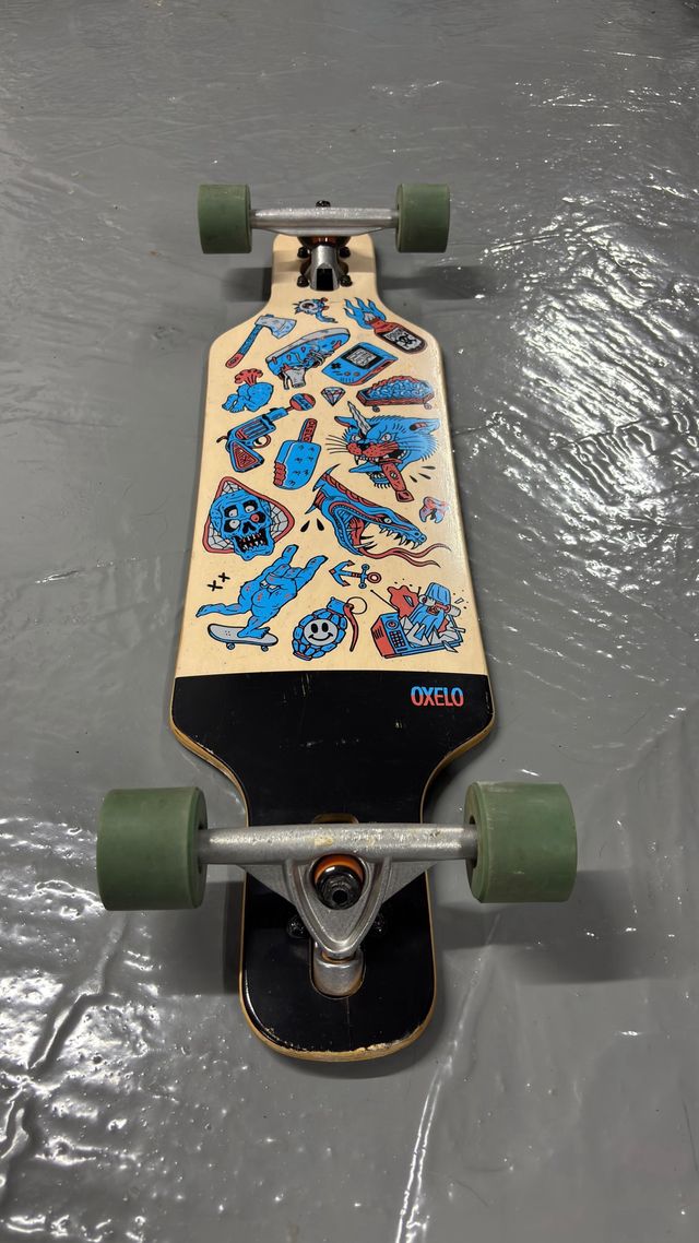 Longboard Oxelo Drop Through