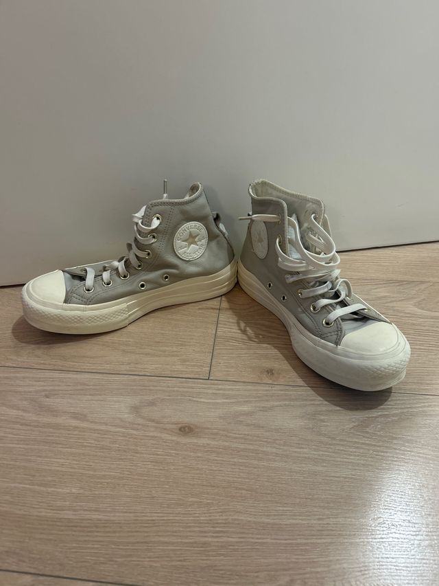 Botas Converse Mujer Gris