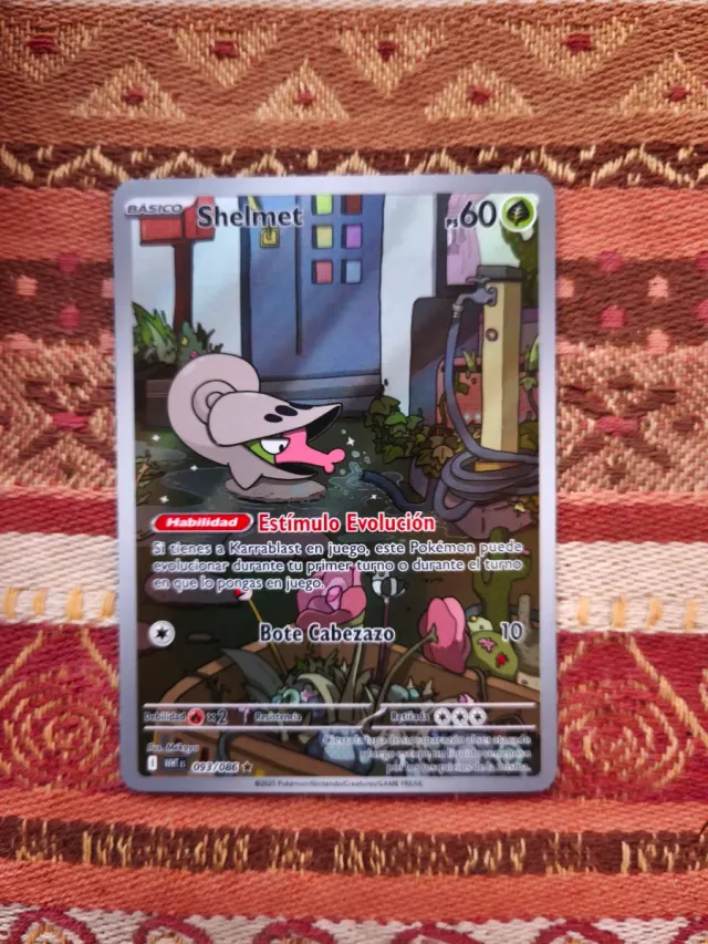 Carta Pokémon Shelmet Básico 093/086