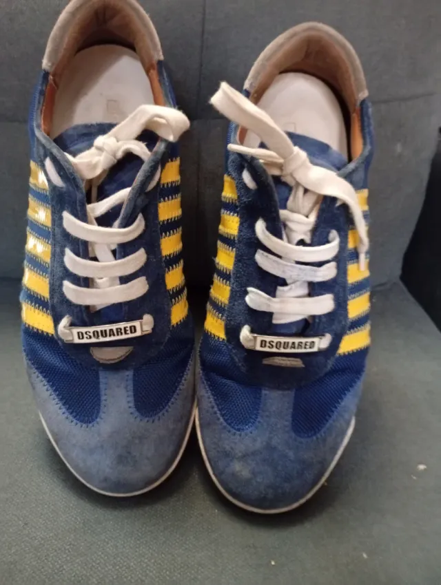 Zapatillas Dsquared2 Azul y Amarillo