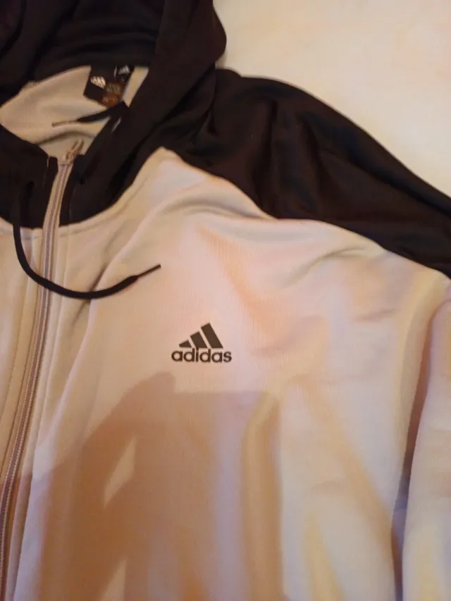 Sudadera Adidas con capucha y cremallera Talla 3XL