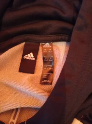 Sudadera Adidas con capucha y cremallera Talla 3XL