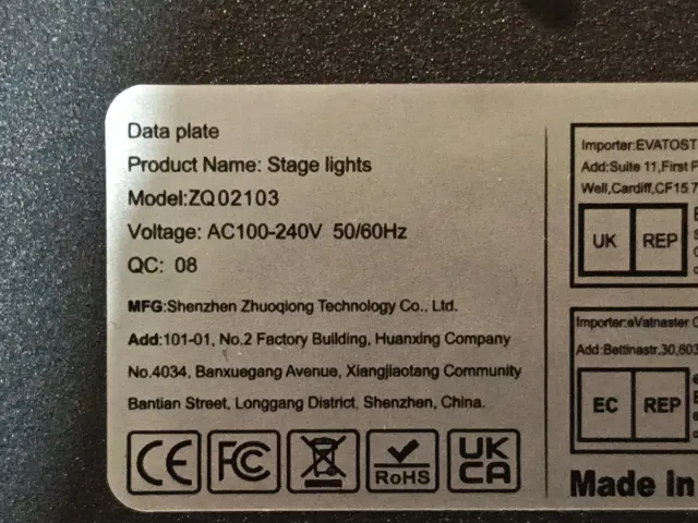 Foco LED Discoteca Profesional